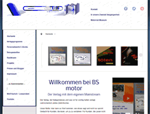 Tablet Screenshot of bs-motor.de